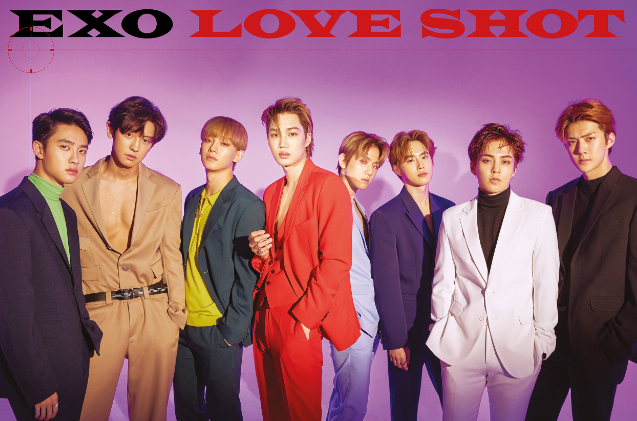 EXO的新专辑《LOVE SHOT》连续两周取得专辑榜一位