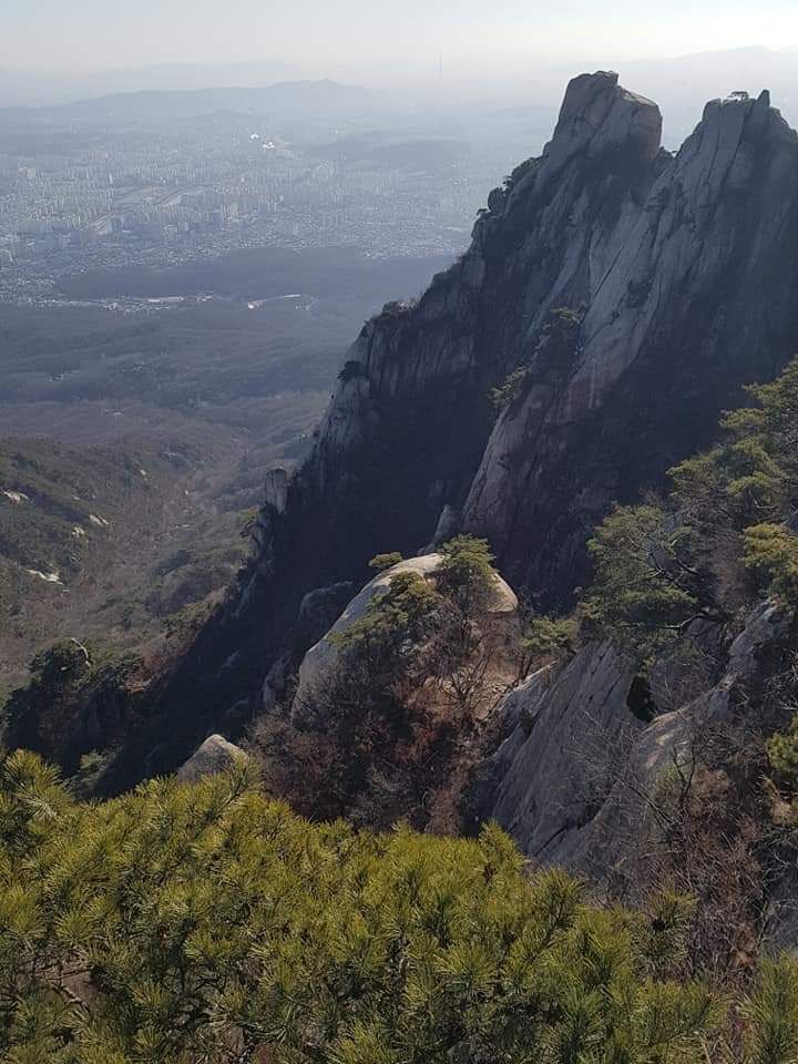 首尔道峰山冬季景色赏析