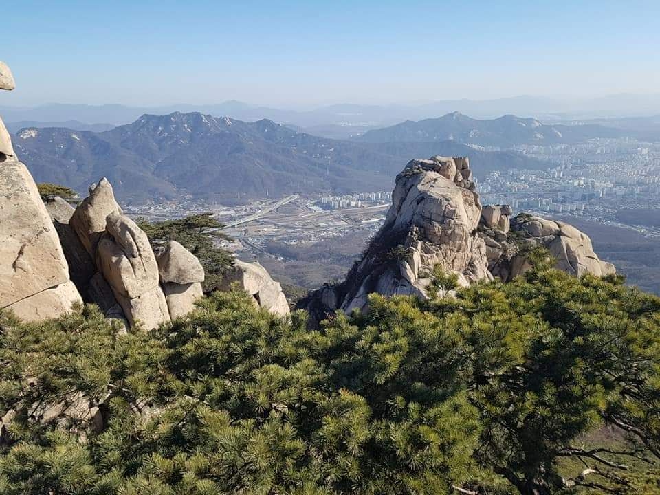 首尔道峰山冬季景色赏析