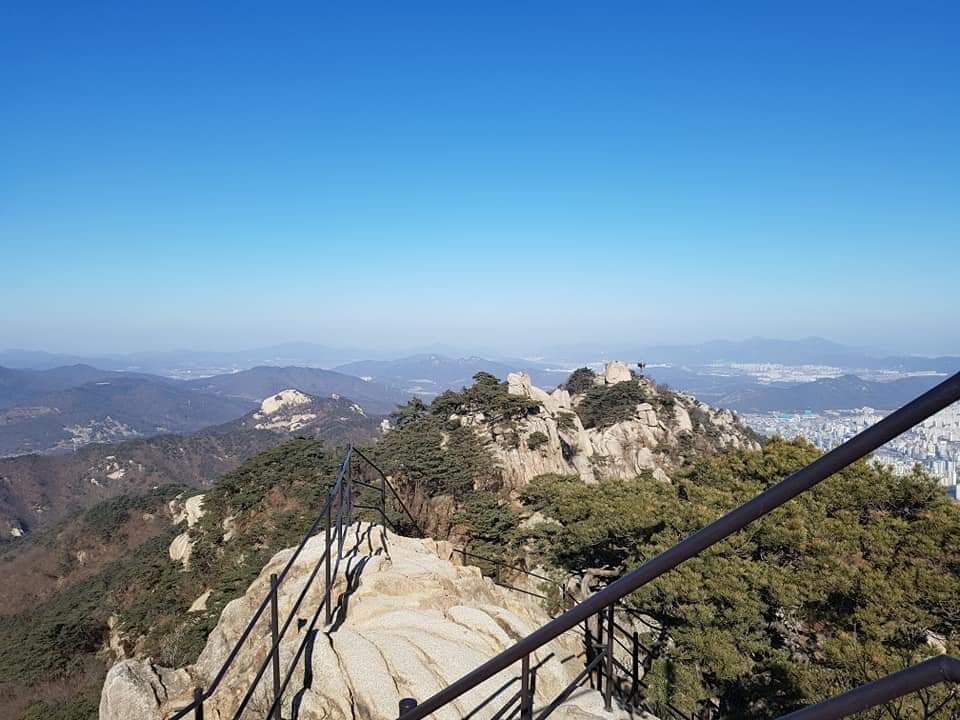 首尔道峰山冬季景色赏析