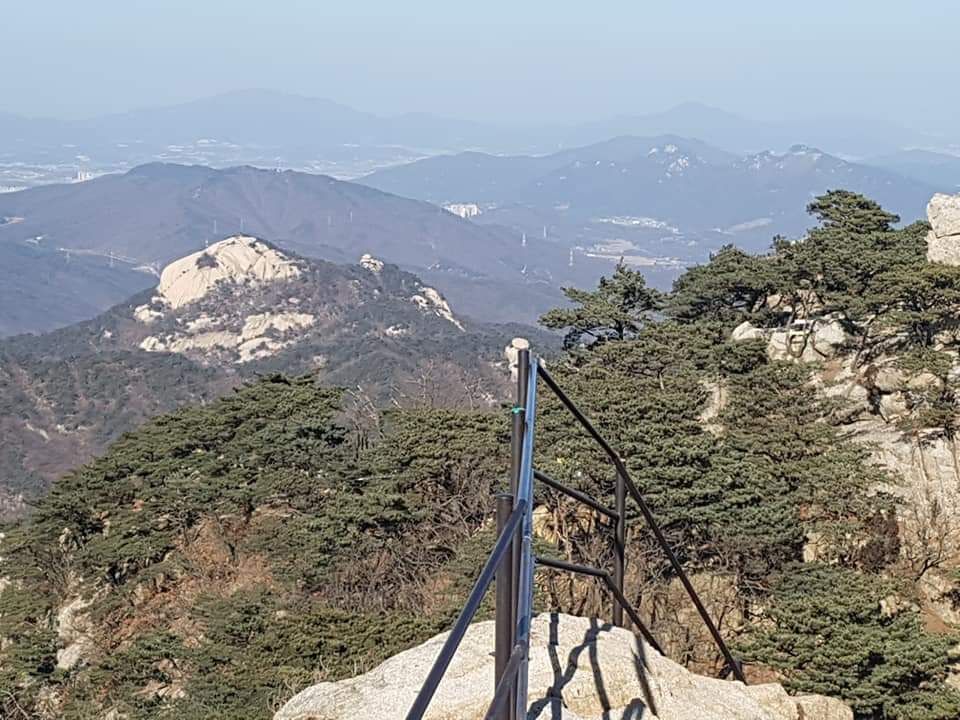 首尔道峰山冬季景色赏析