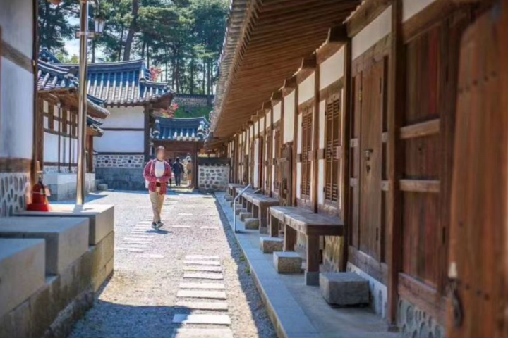 韩国旅游/江原道旌善郡船桥庄美景美食