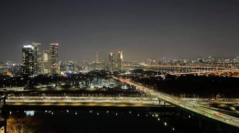 首尔汉江夜景